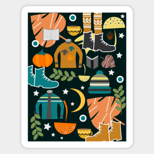 Autumn clothing Sticker